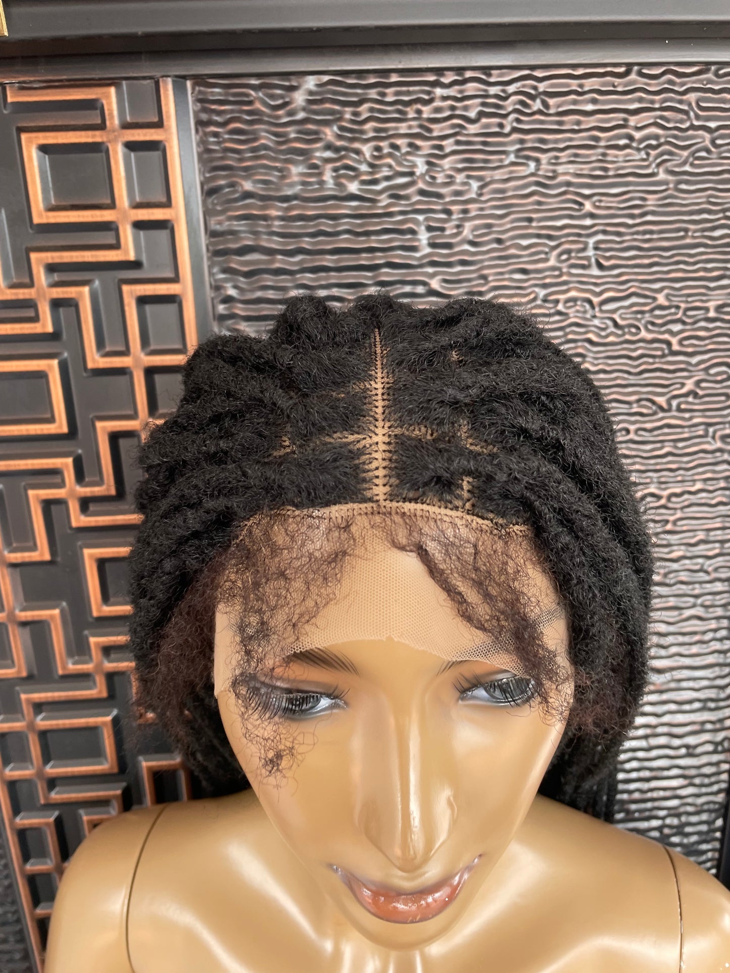 Ombré synthetic dreadlock wig, 34”