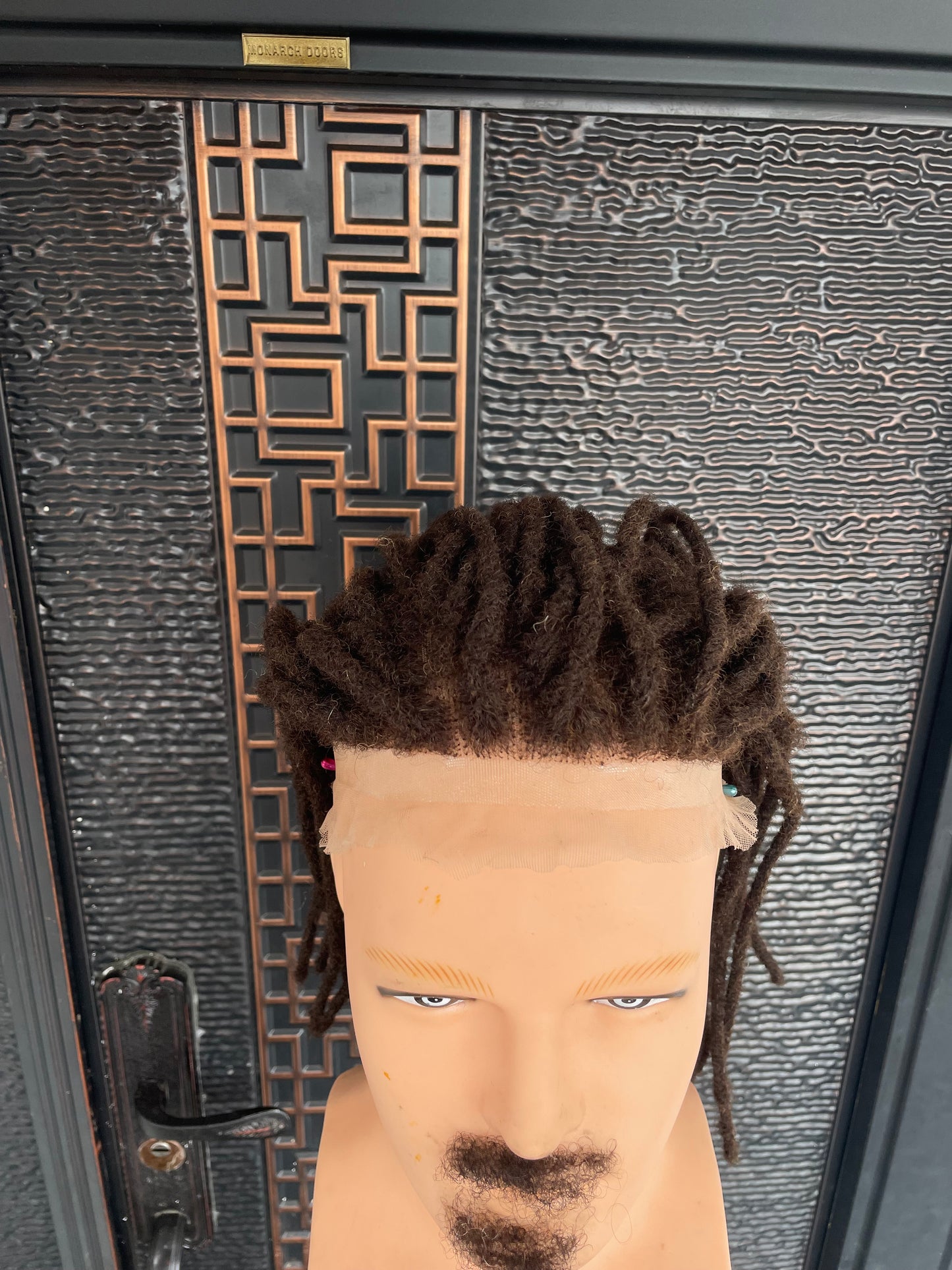 Toupee dreadlock unit, custom size, made to order