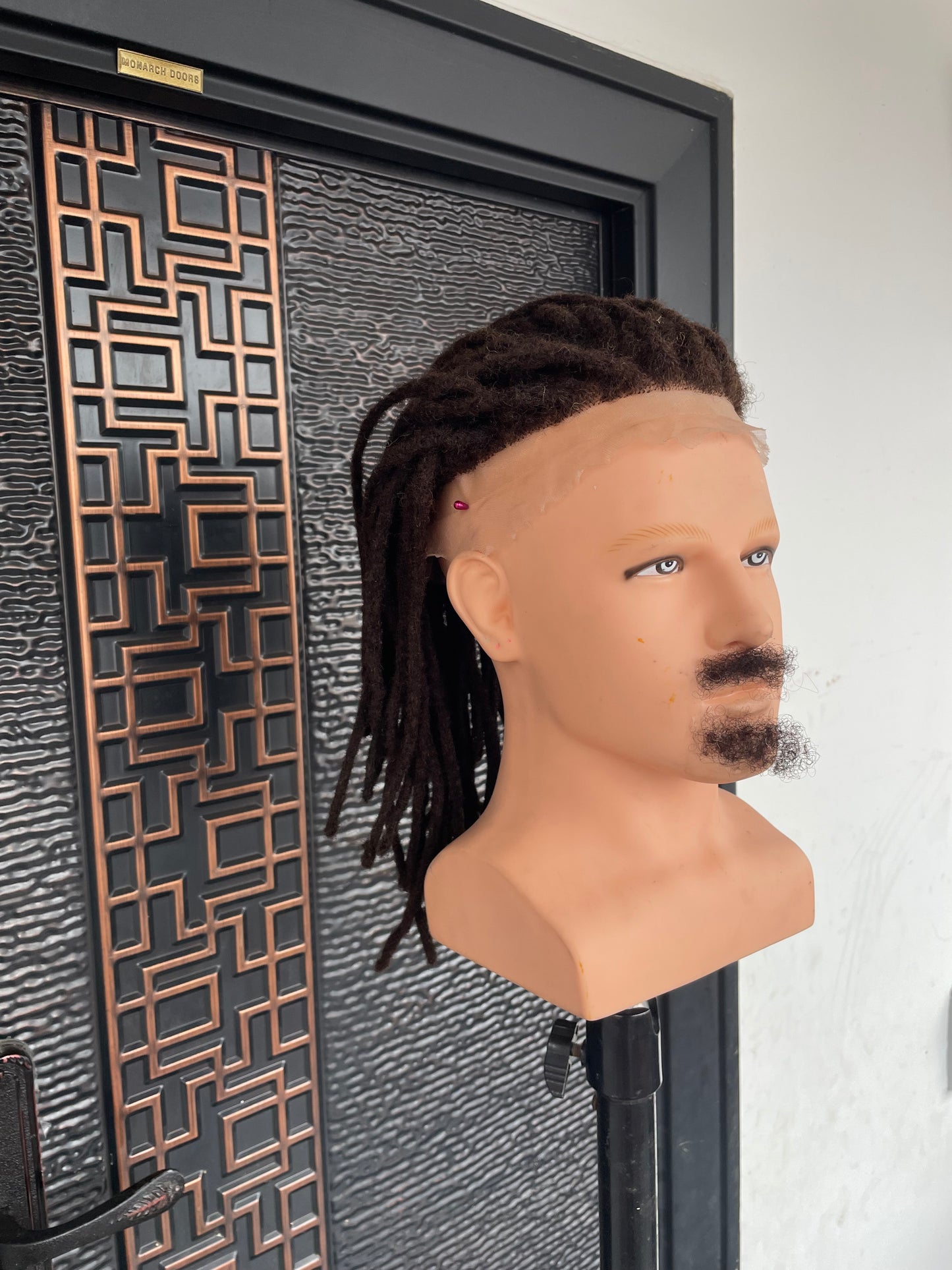 Toupee dreadlock unit, custom size, made to order