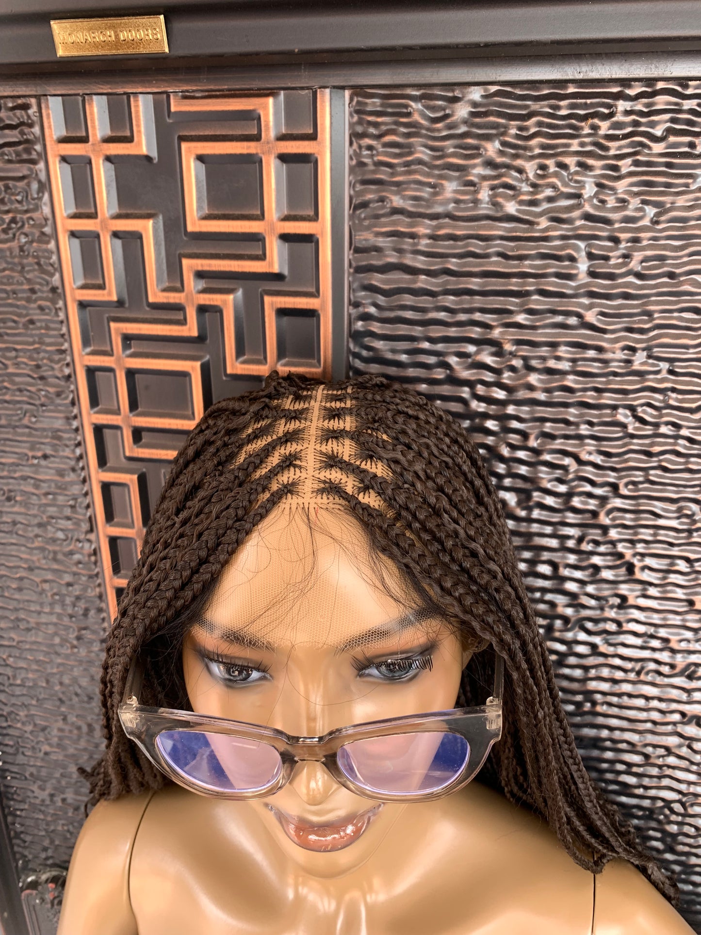 Boho braids in #4, full lace wig